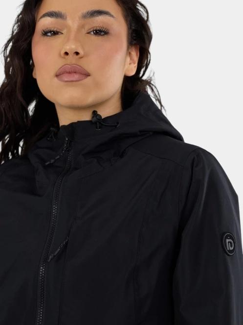 Fundango Yuma Raincoat női esőkabát fekete színben 6