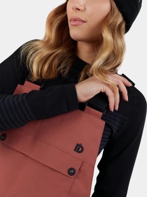 Fundango Sakura ECO Bib Pants női sínadrág rózsaszín színben 7