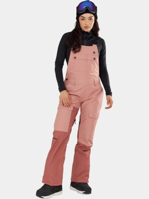 Fundango Sakura ECO Bib Pants női síoverál rózsaszín színben 2
