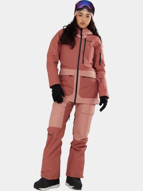 Fundango Sakura ECO Bib Pants női síoverál rózsaszín színben 4