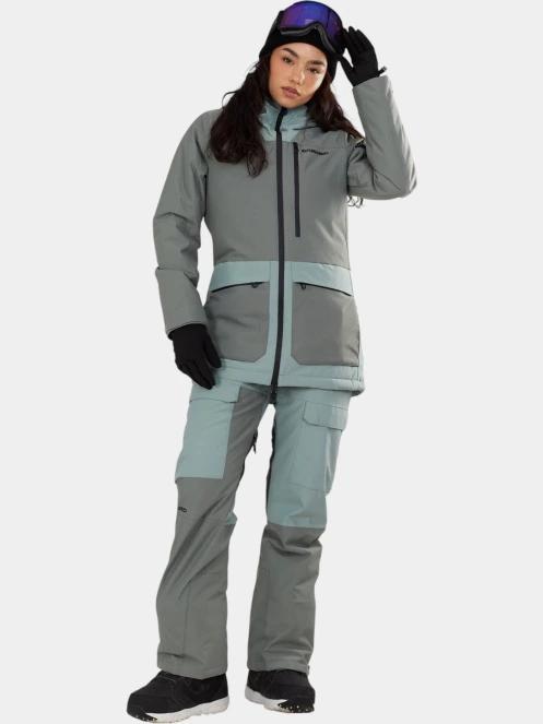 Fundango Sakura ECO Bib Pants női síoverál zöld színben 5