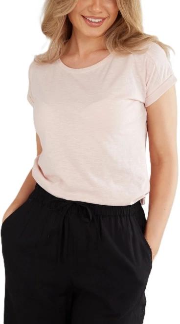 Fundango Amira T-shirt női rövid ujjú póló rózsaszín színben 2