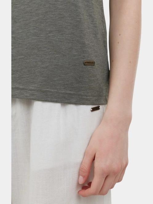Fundango Amira T-shirt női rövid ujjú póló oliva színben 7