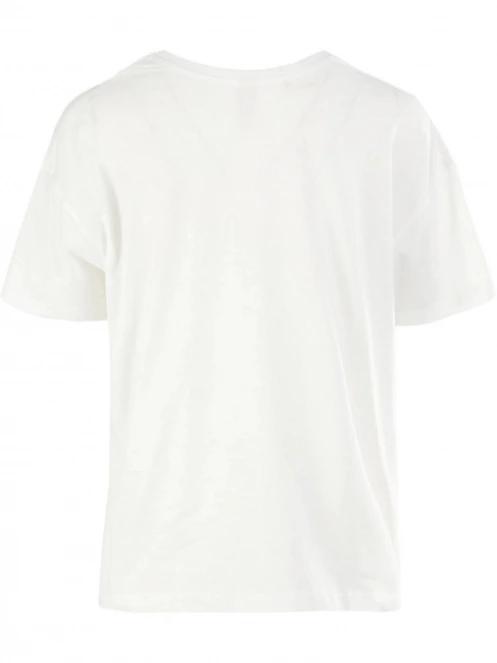 Fundango Nissa T-shirt női rövid ujjú póló fehér színben 8