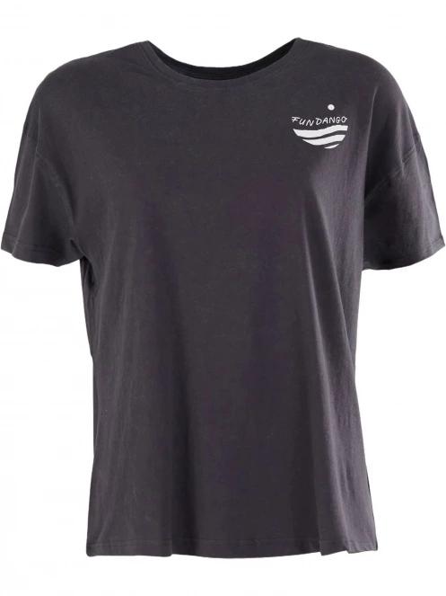 Fundango Nissa T-shirt női rövid ujjú póló fekete színben 8