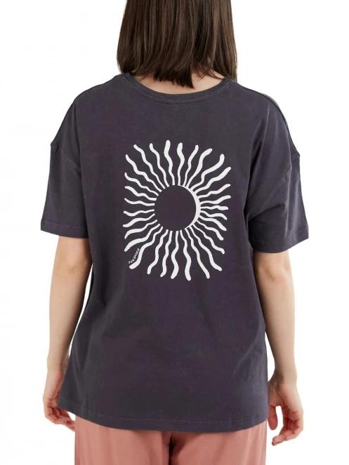 Fundango Nissa T-shirt női rövid ujjú póló fekete színben 3