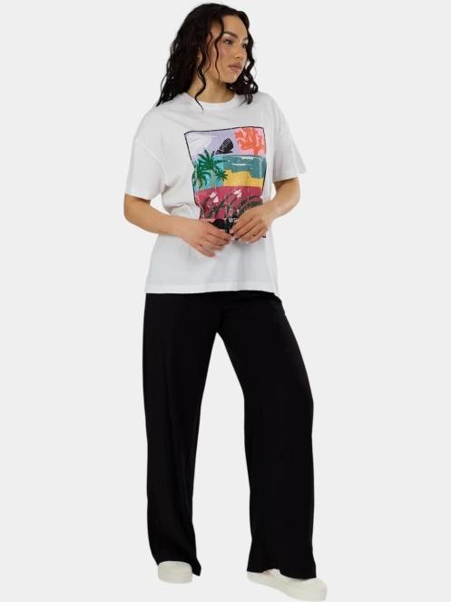 Fundango Sunshine II Surf-T női rövid ujjú póló fehér színben 5