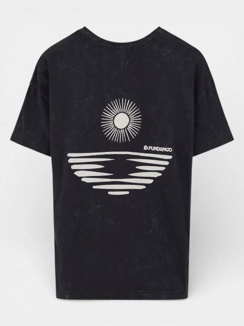 Fundango Sunshine II Surf-T női rövid ujjú póló fekete színben 8