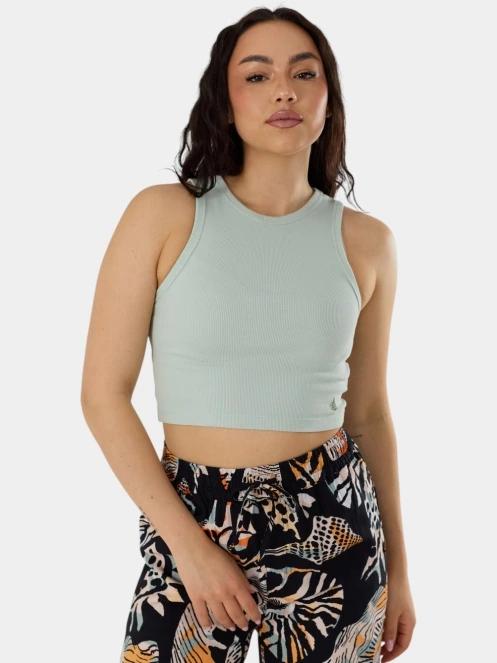 Fundango Naya Cropped Tank-T női tank top zöld színben 2