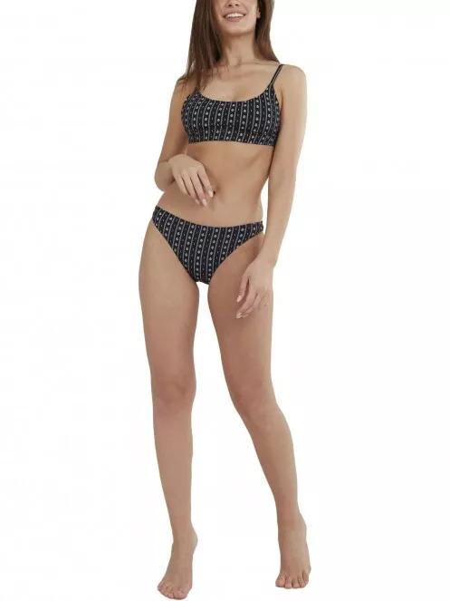 Fundango Moana Bralette Top női bikini felső fekete színben 5