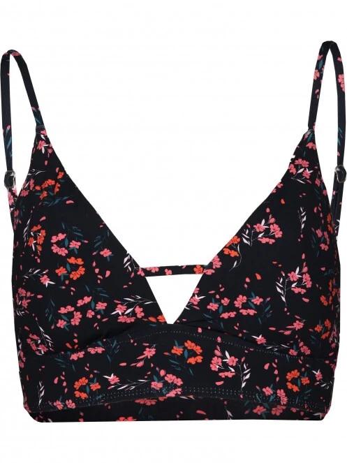 Fundango Sahara V-neck Cami Top női bikini felső fekete színben 6