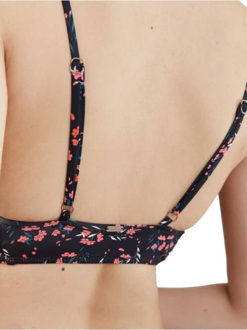 Fundango Sahara V-neck Cami Top női bikini felső fekete színben 5