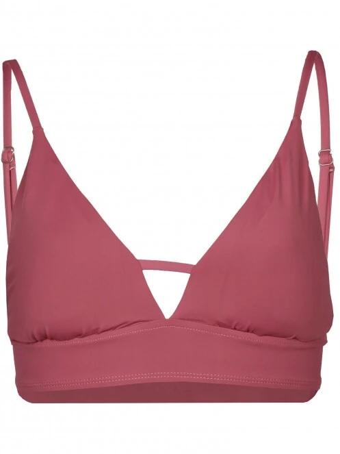 Fundango Sahara V-neck Cami Top női bikini felső magenta színben 6