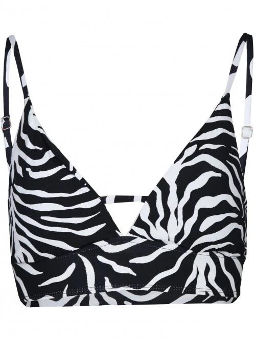 Fundango Sahara V-neck Cami Top női bikini felső fekete színben 7