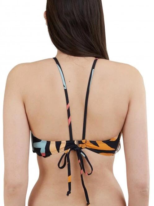 Fundango Hogg High Neck Top női bikini felső multikolor színben 3