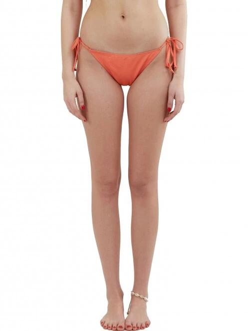 Fundango Innisfil Tie-side Bottoms női bikini alsó narancssárga színben 2