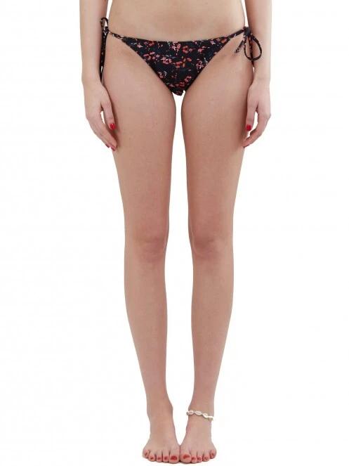 Fundango Innisfil Tie-side Bottoms női bikini alsó fekete színben 2