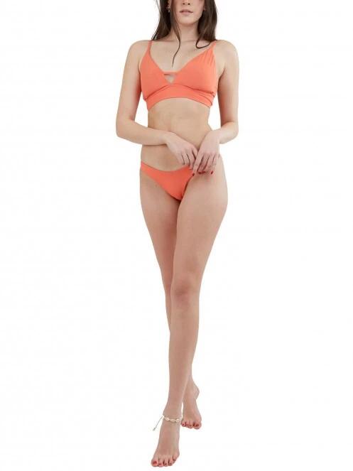 Fundango Madison High Cut Bottoms női bikini alsó narancssárga színben 4