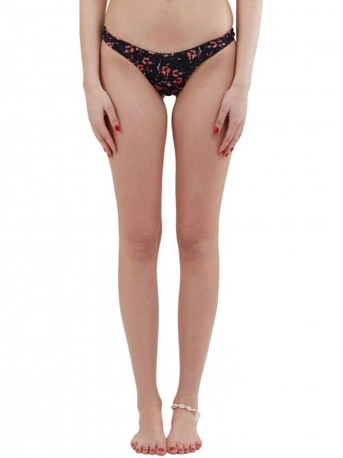 Fundango Madison High Cut Bottoms női bikini alsó fekete színben 2