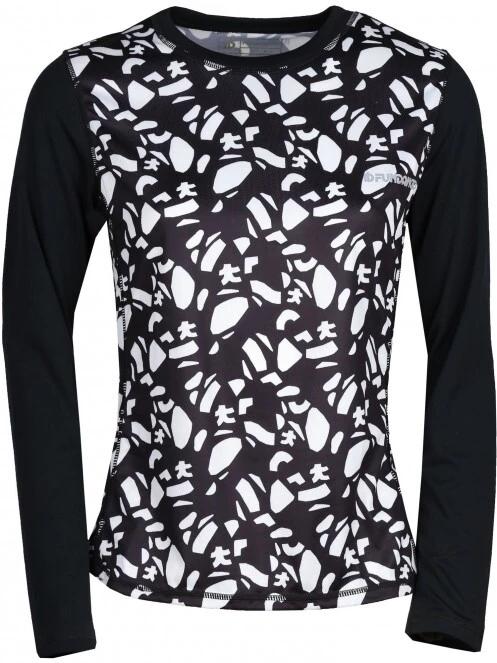 Fundango Loren Long Sleeve Rashguard női hosszú ujjú lycra fekete színben 7