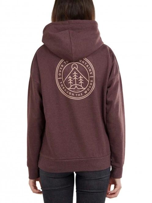 Fundango Haley Hooded Sweatshirt női kapucnis pulóver lila színben 3