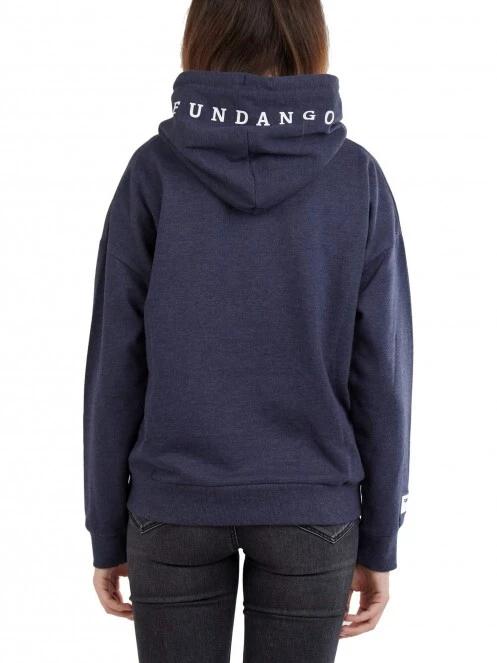Fundango Haley Hooded Sweatshirt női kapucnis pulóver kék színben 3