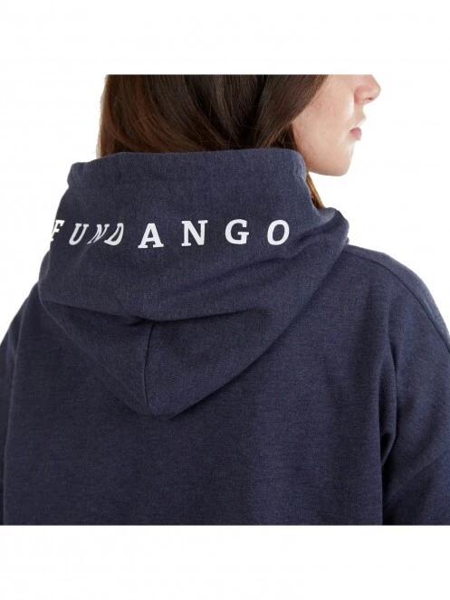 Fundango Haley Hooded Sweatshirt női kapucnis pulóver kék színben 4