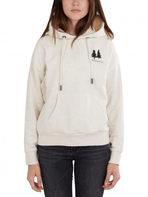 Fundango Haley Hooded Sweatshirt női kapucnis pulóver fehér színben 2