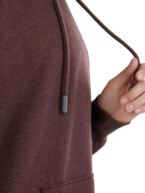Fundango Ginger Hooded Sweatshirt női kapucnis pulóver lila színben 5