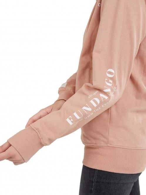 Fundango Neraly Hooded Sweatshirt női pulóver rózsaszín színben 5