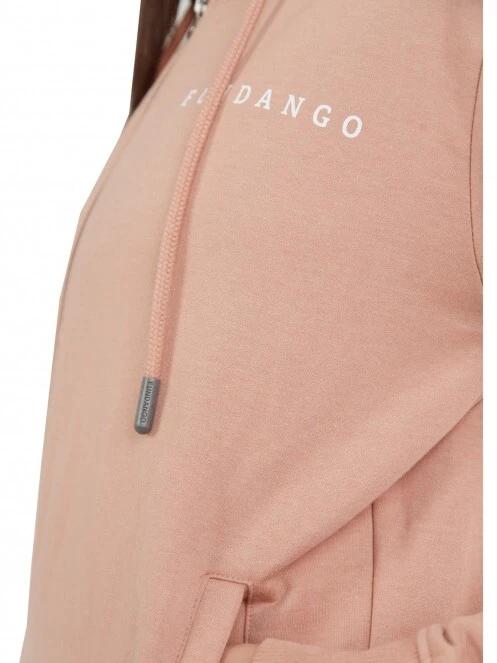 Fundango Neraly Hooded Sweatshirt női pulóver rózsaszín színben 6