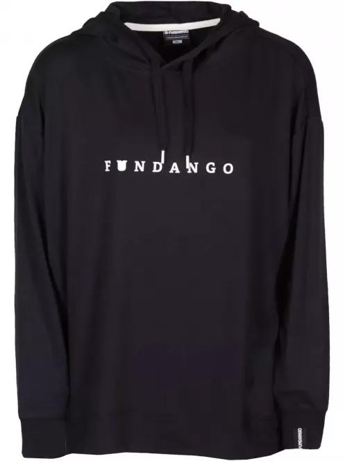 Fundango RICHMOND Hooded Pullover női kapucnis pulóver fekete színben 2