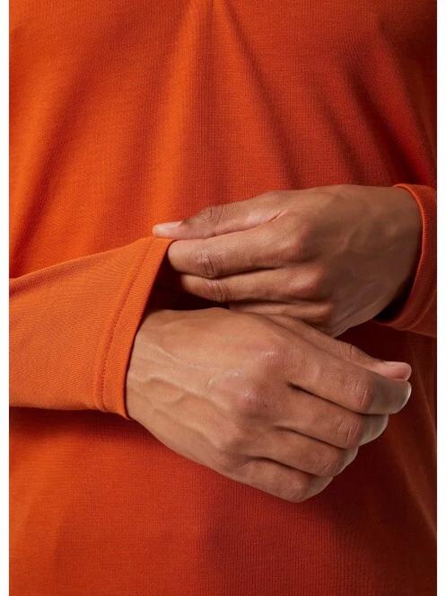 Helly Hansen Hp 1/2 Zip Pullover férfi polár pulóver narancssárga színben 5