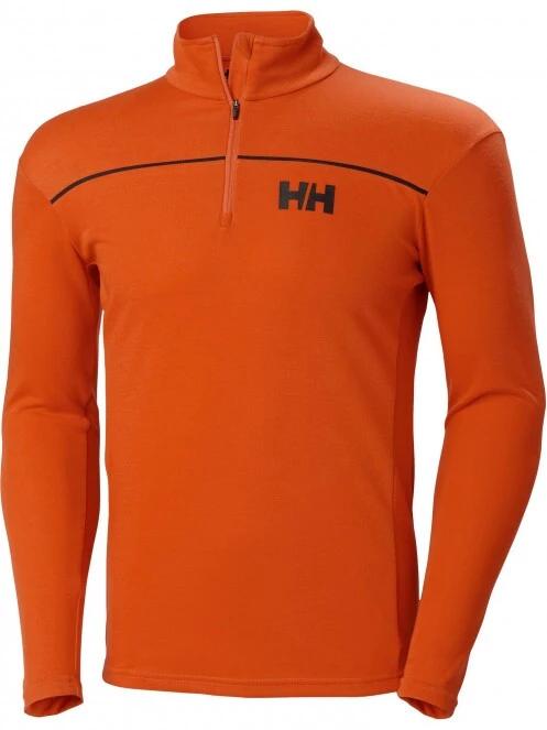 Helly Hansen Hp 1/2 Zip Pullover férfi polár pulóver narancssárga színben 6