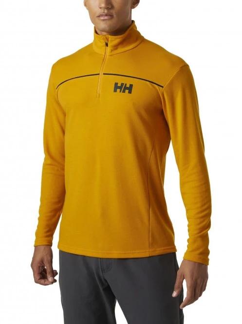 Helly Hansen Hp 1/2 Zip Pullover férfi polár pulóver sárga színben 2