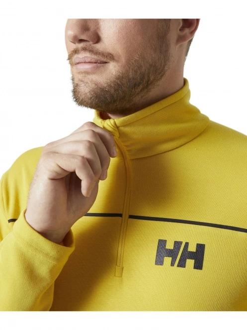 Helly Hansen Hp 1/2 Zip Pullover férfi hosszú ujjú sport póló sárga színben 4