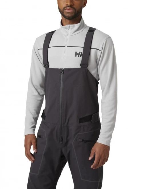 Helly Hansen Hp 1/2 Zip Pullover férfi hosszú ujjú sport póló szürke színben 2