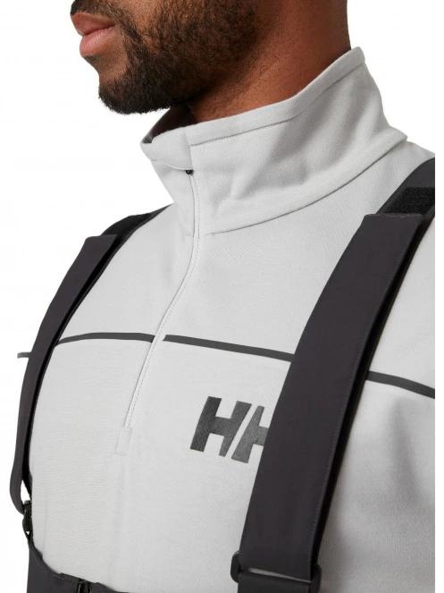 Helly Hansen Hp 1/2 Zip Pullover férfi hosszú ujjú sport póló szürke színben 4