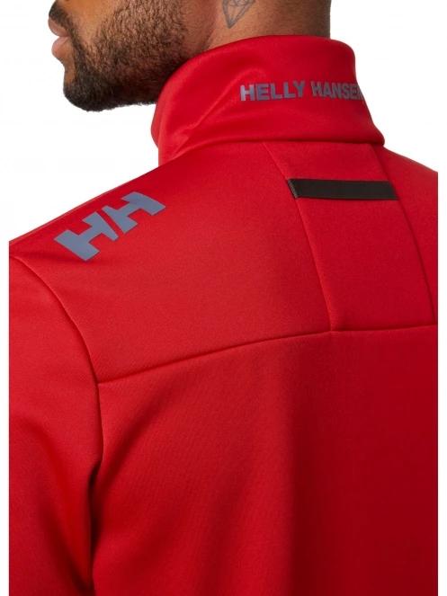 Helly Hansen Crew Fleece Jacket férfi polár pulóver piros színben 5