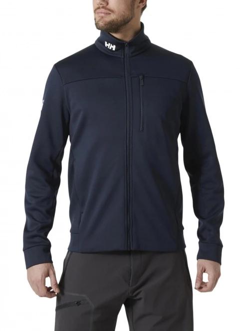 Helly Hansen Crew Fleece Jacket férfi polár pulóver sötétkék színben 2