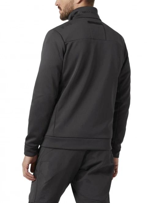 Helly Hansen Crew Fleece Jacket férfi polár pulóver fekete színben 3
