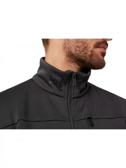 Helly Hansen Crew Fleece Jacket férfi polár pulóver fekete színben 4