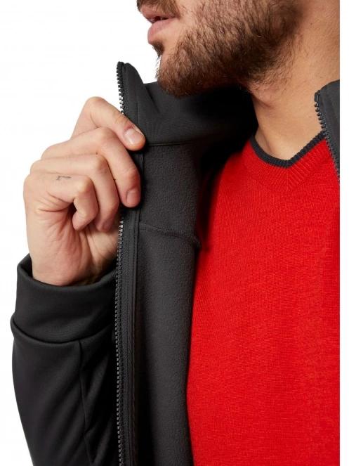 Helly Hansen Crew Fleece Jacket férfi polár pulóver fekete színben 5