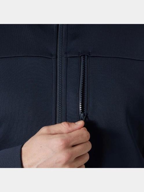 Helly Hansen Crew Fleece Jacket férfi polár pulóver sötétkék színben 6