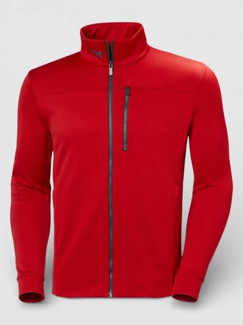 Helly Hansen Crew Fleece Jacket férfi polár pulóver piros színben 6