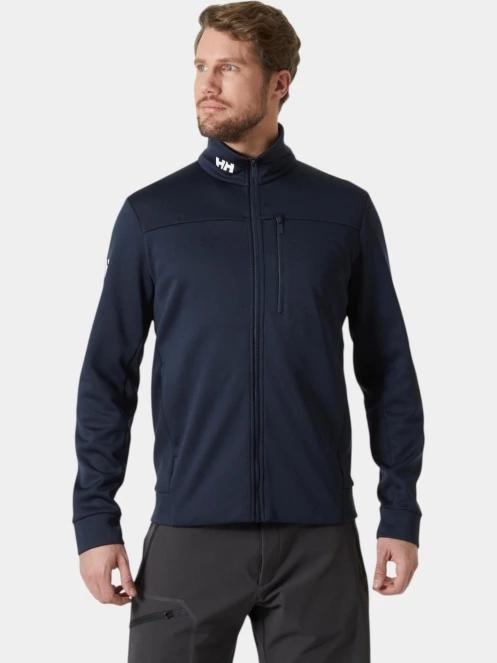 Helly Hansen Crew Fleece Jacket férfi polár pulóver sötétkék színben 2