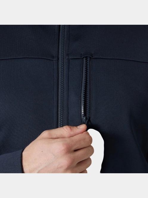 Helly Hansen Crew Fleece Jacket férfi polár pulóver sötétkék színben 6