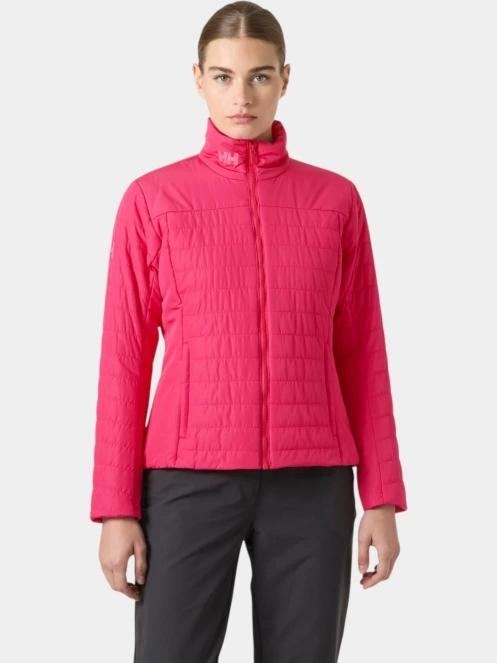 Helly Hansen W Crew Insulator Jacket 2.0 női steppelt átmeneti kabát magenta színben 2
