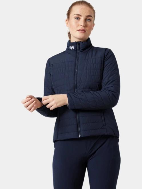 Helly Hansen W Crew Insulator Jacket 2.0 női steppelt átmeneti kabát sötétkék színben 2