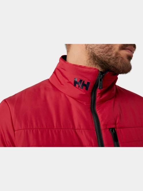 Helly Hansen Crew Insulator Jacket 2.0 férfi steppelt átmeneti kabát piros színben 4